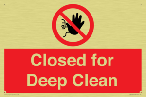 Closed for Deep Clean